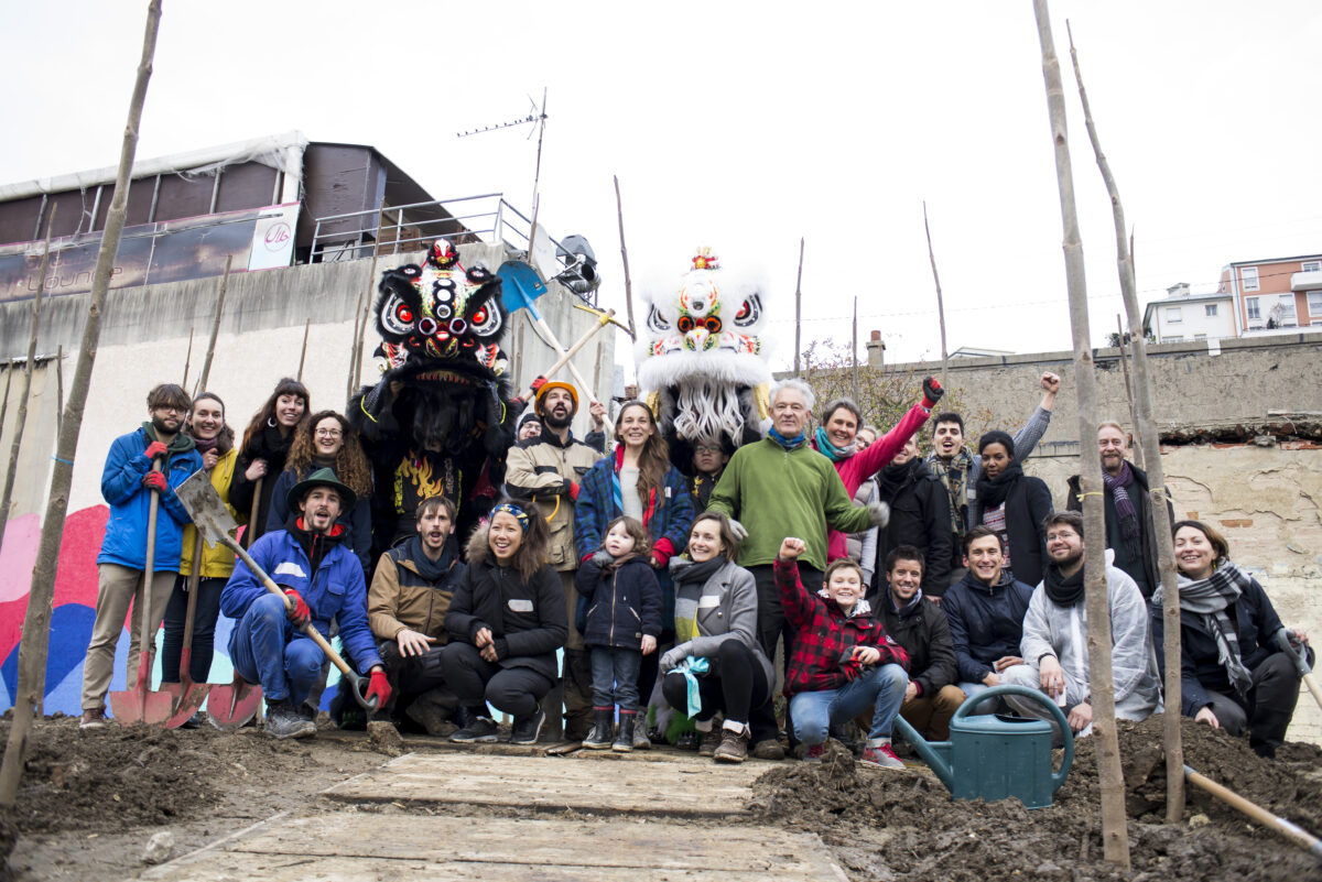 Planting party: first Appel d’air party