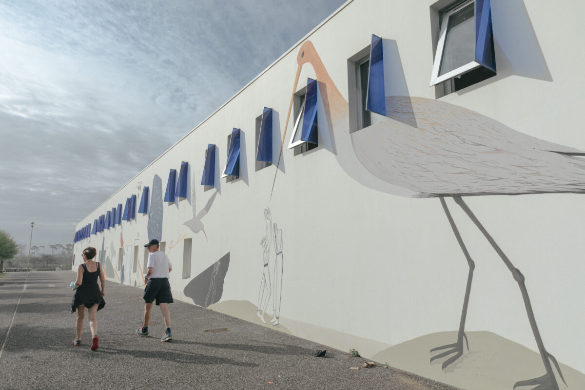 THE WALLS OF AUDUBON AT THE ANGLET BIENNIAL