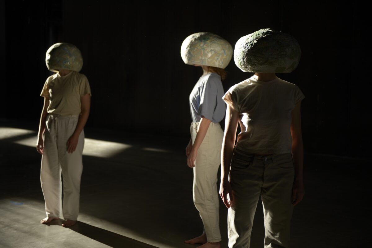 Words Buried in Your Petals (Datura Rituals), Socrates Sculpture Park, New York. Previous performance by Elena Bajo.